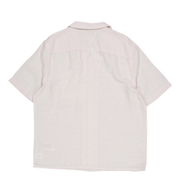 Calvin Klein Linen Cotton Cuban S/s Shirt Ace