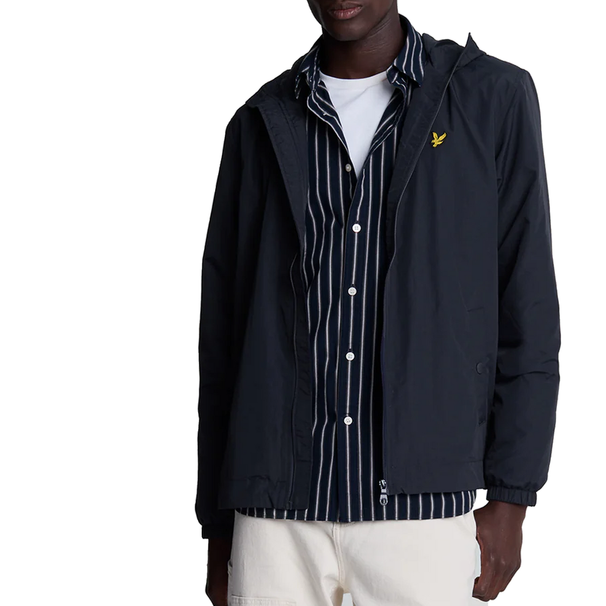 Lyle & Scott Zip Through Hooded Jacket Z271 Dark