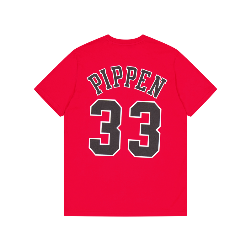 Name & Number Tee - Scottie Pi Red