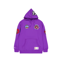 M&n City Collection Fleece Hoo Raptors Purple
