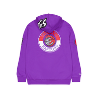M&n City Collection Fleece Hoo Raptors Purple