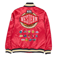 Heavyweight Satin Jacket Scarlet