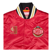 Heavyweight Satin Jacket Scarlet