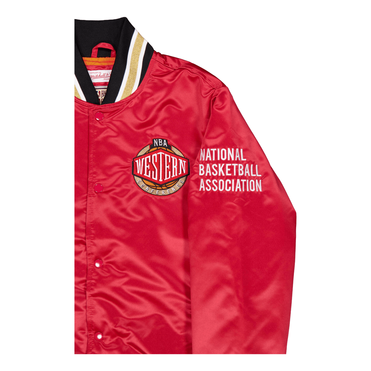 Heavyweight Satin Jacket Scarlet