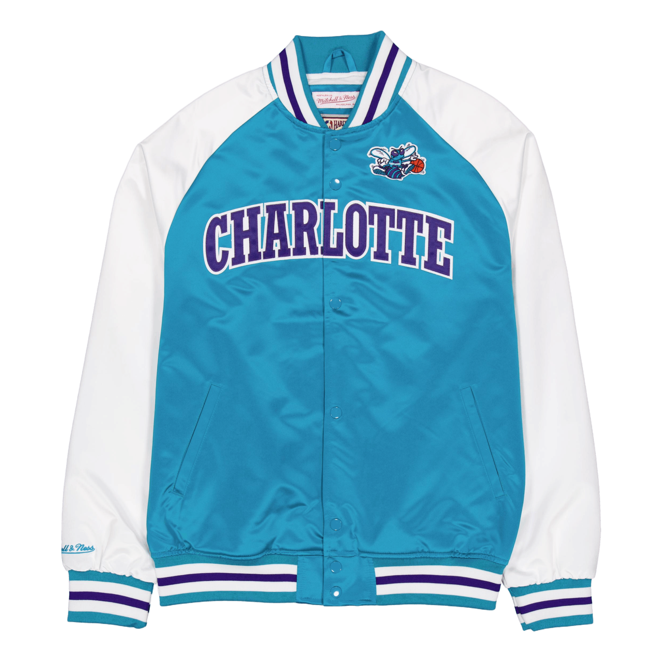 Mitchell Ness Primetime Lightweight Satin Ja Hornets Blue