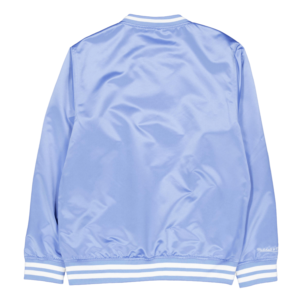 Sideline Pullover Satin Jacket Light Blue