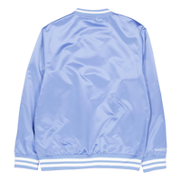 Sideline Pullover Satin Jacket Light Blue