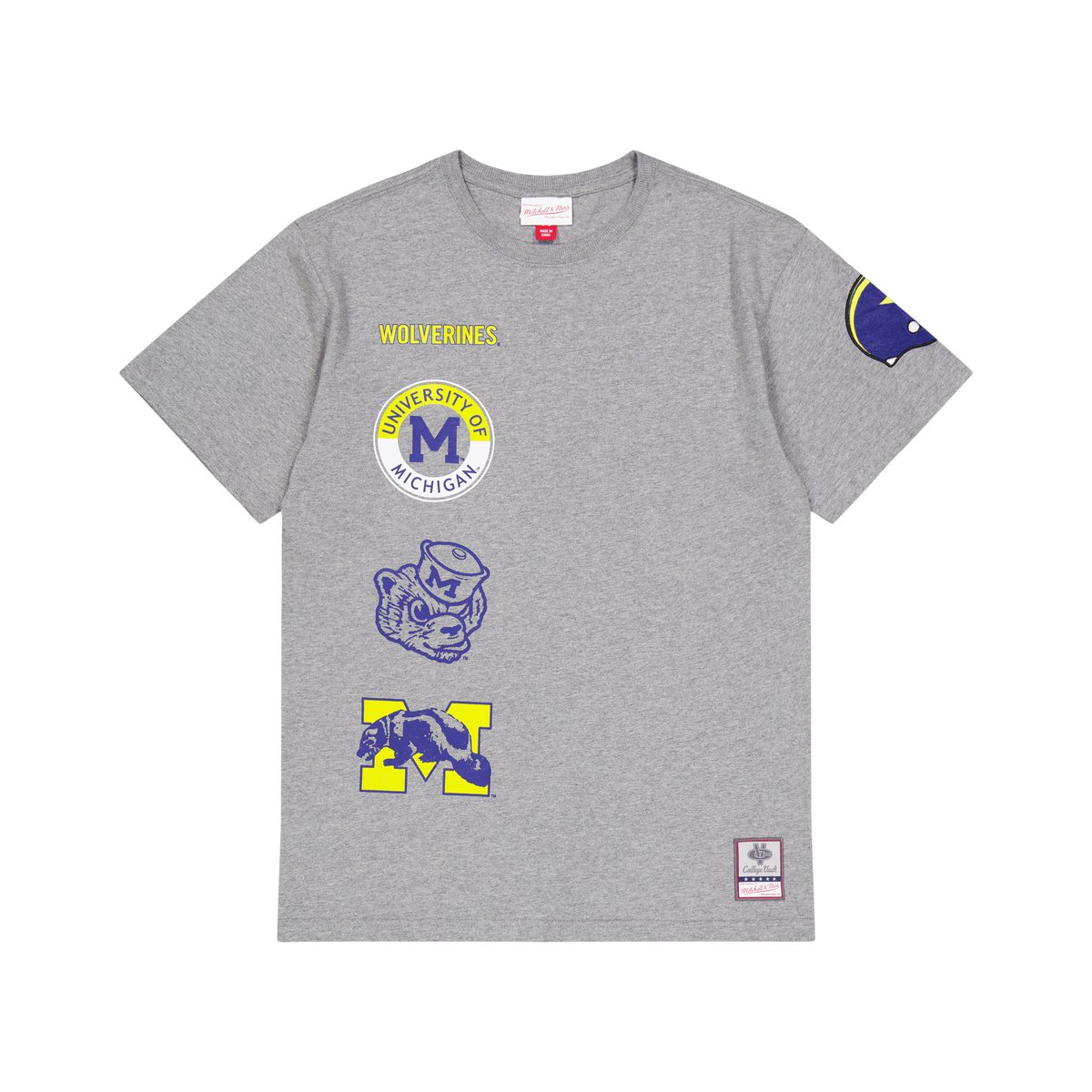 M&n City Collection S/s Tee Grey Heather