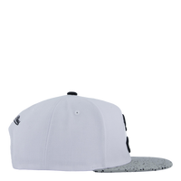 Cement Top Snapback White/silver