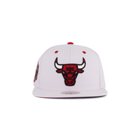 Bulls White Team Color Snapback