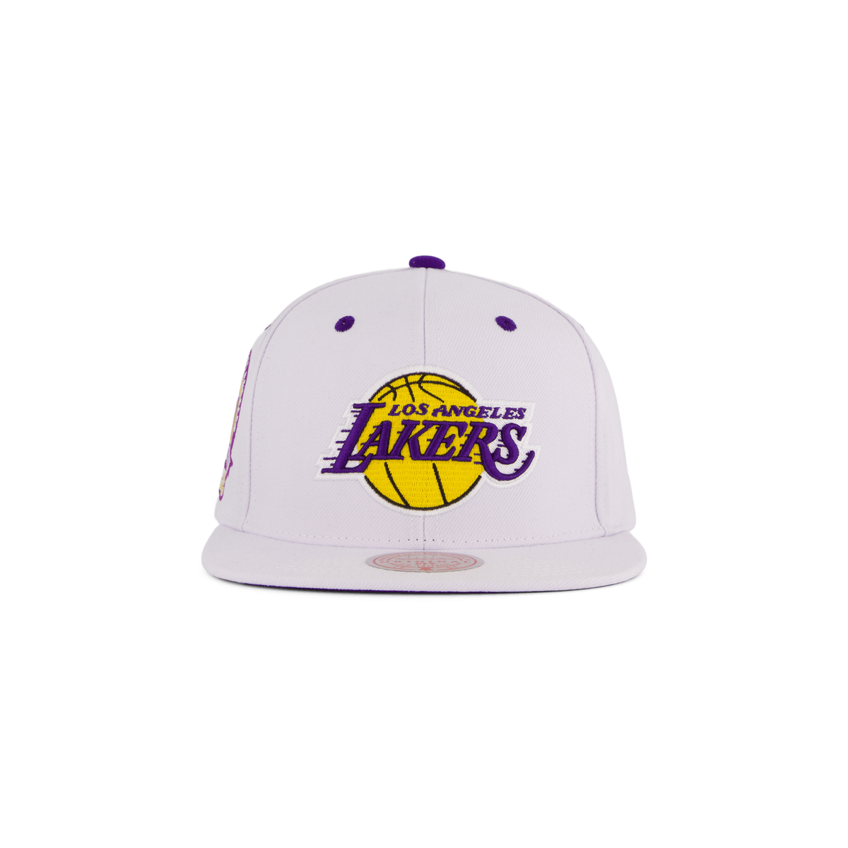 Lakers White Team Color Snapback