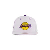 Lakers White Team Color Snapback
