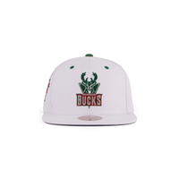 Bucks White Team Color Snapback HWC