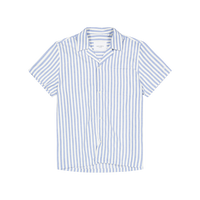 Lawson Stripe Ss Shirt Ivory/palace Blue