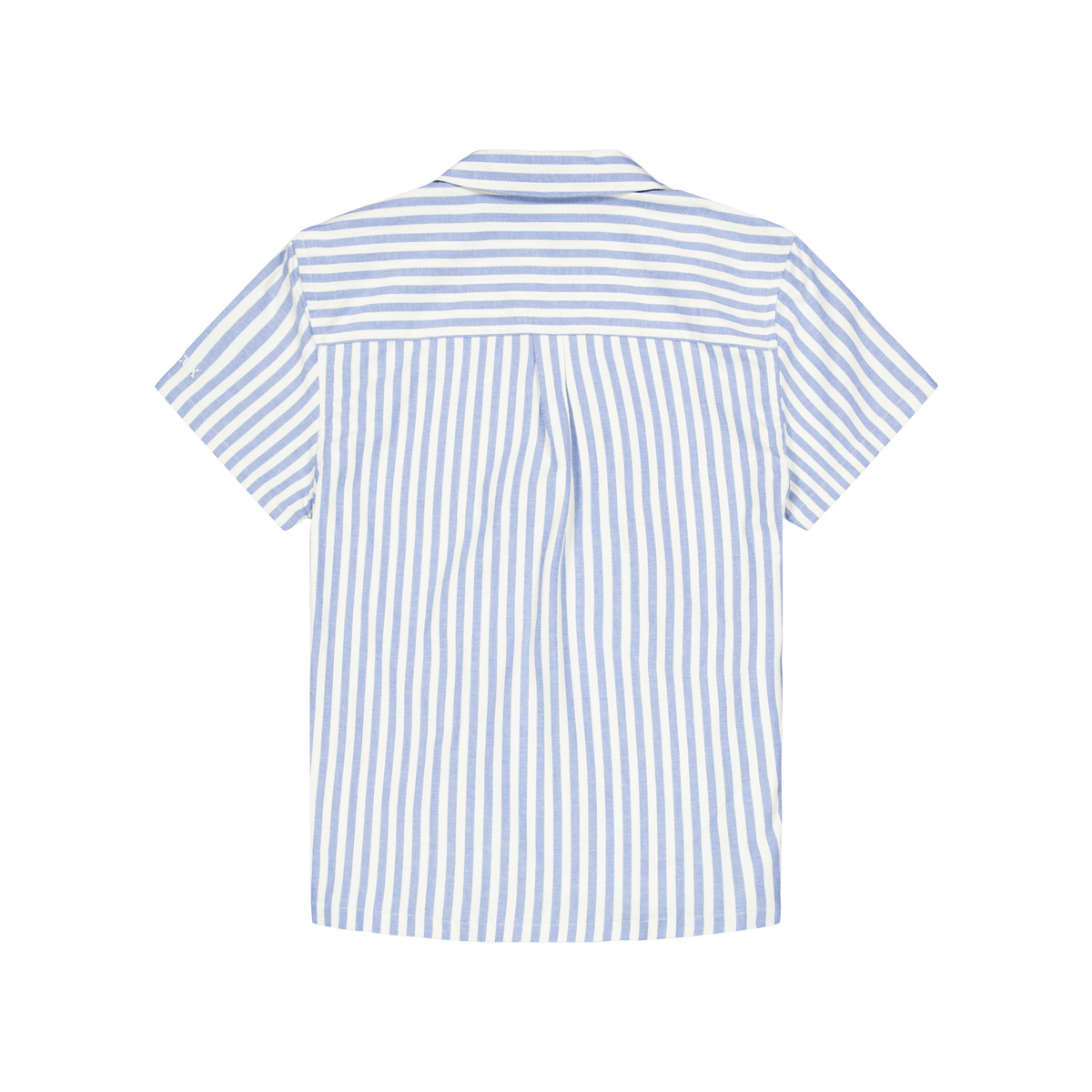 Lawson Stripe Ss Shirt Ivory/palace Blue