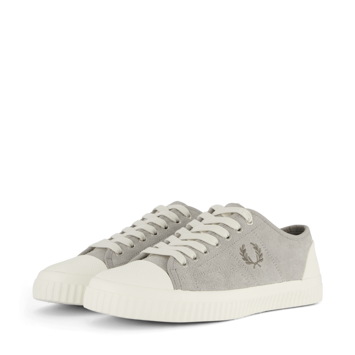 Fred Perry Hughes Low Textured Suede 181 Limestone - Fred Perry