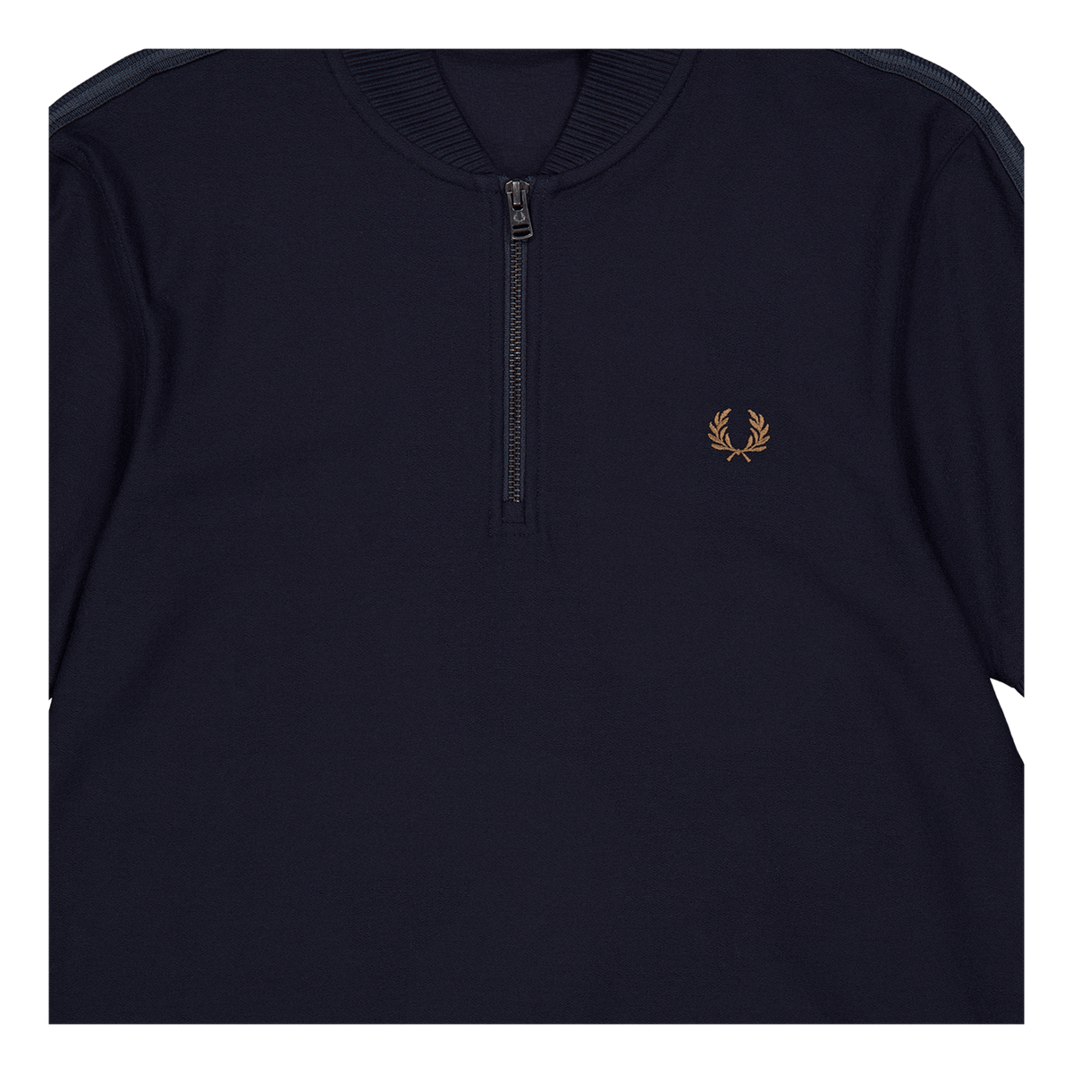 Fred Perry Bomber Half Zip Polo 608