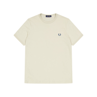Fred Perry Ringer T-shirt Q26 Light Oyster
