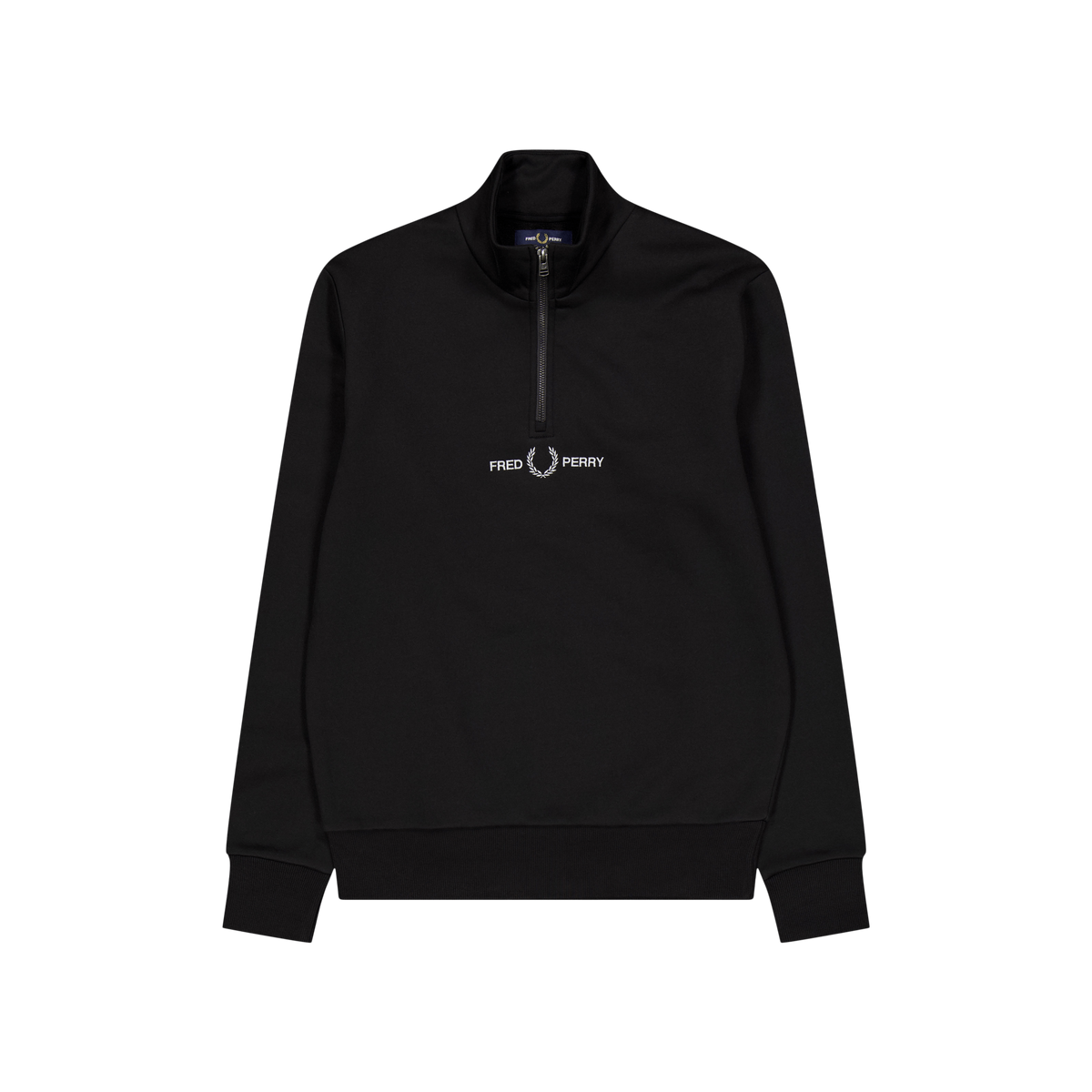 Fred Perry Embroid Half Zip Sweat 102