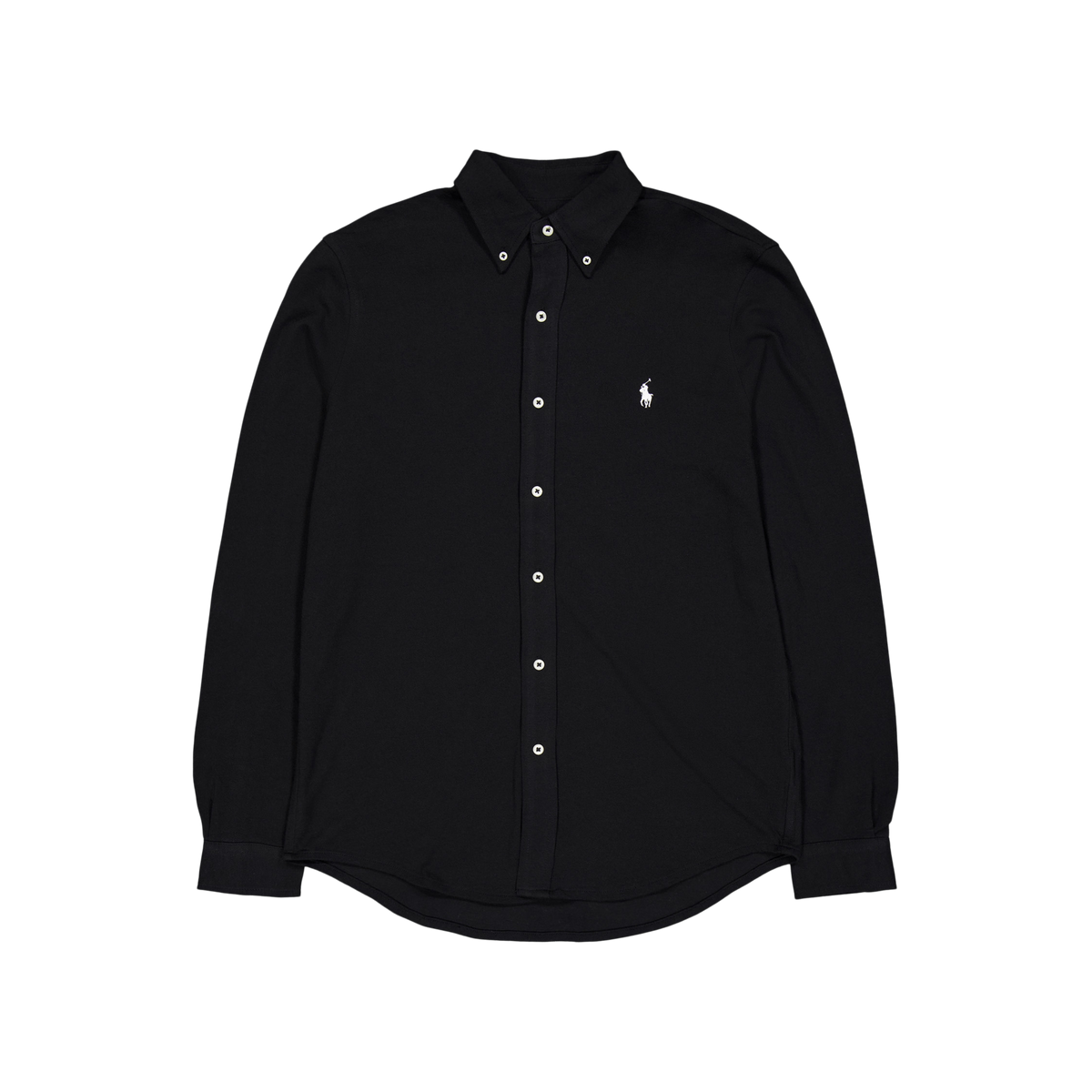 Featherweight Mesh Shirt Polo Black/c1730