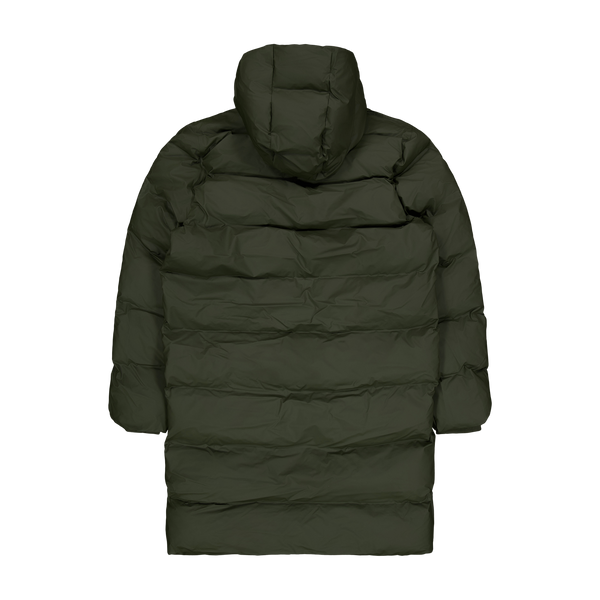 Rains Alta Long Puffer Jacket W3t4 03 Green