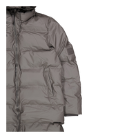 Rains Alta Long Puffer Jacket W3t4 97 Metallic