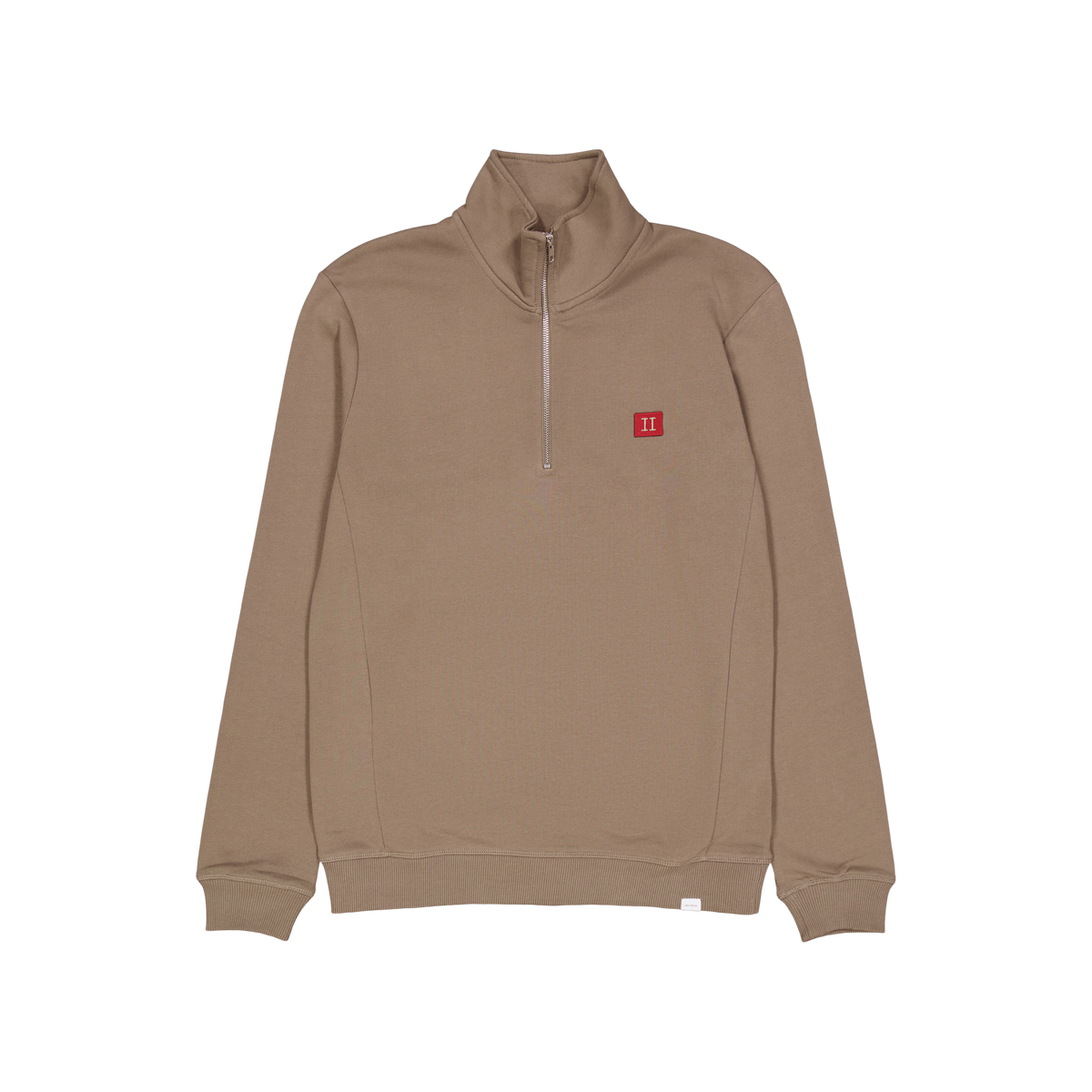 Piece Half-zip Sweatshirt Mountain Grey/burnt Red/dark S