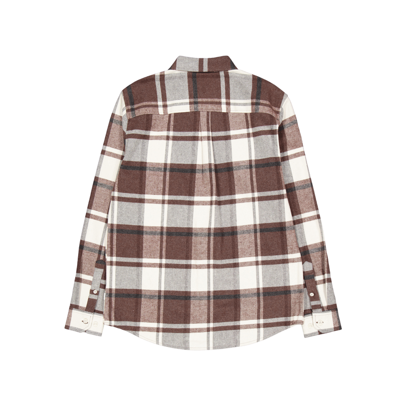 Les Deux Jeremy Flannel Shirt Dusty Teak