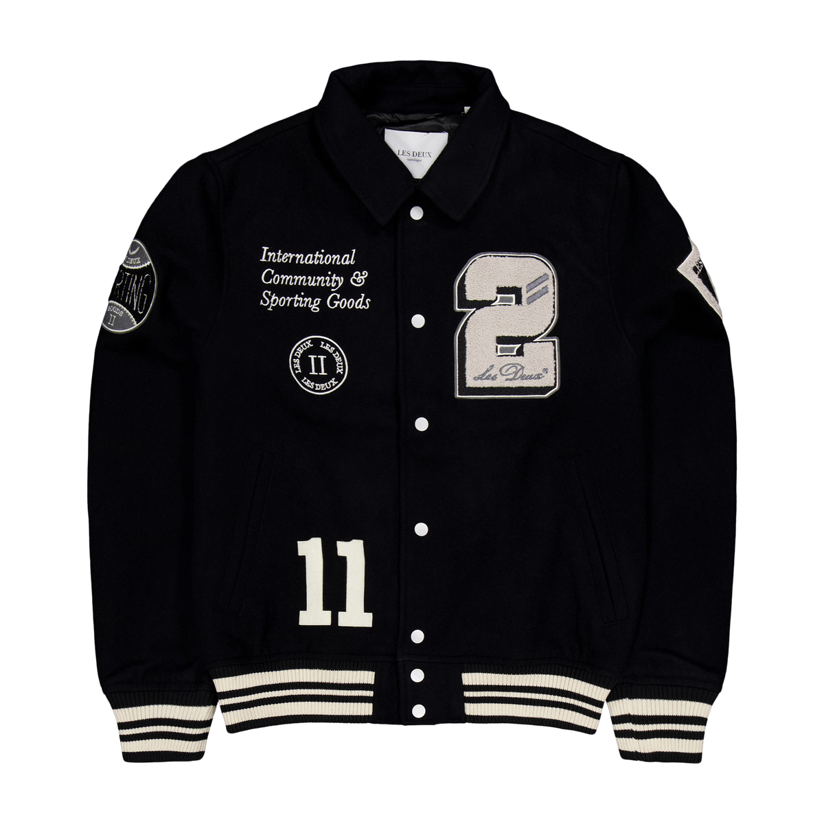 Les Deux Varsity Wool Jacket 3