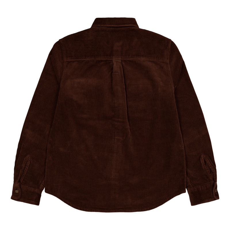 Les Deux Kody Heavy Corduroy Overshirt Ebony