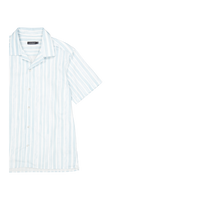 Elio Painted Stripe Reg Shirt O091 Dream Blue