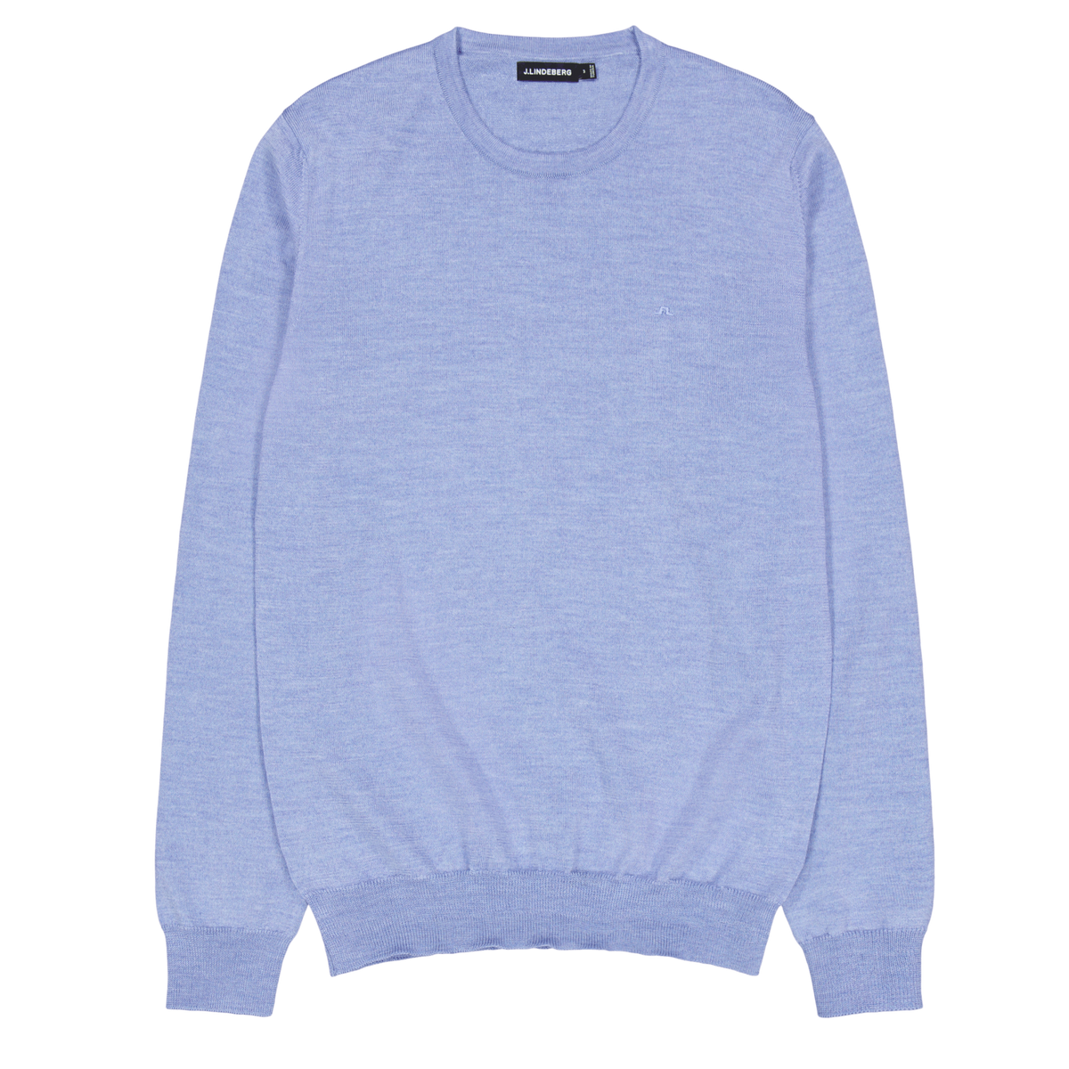 J.Lindeberg Lyle Merino Crew Neck Sweater O509 Washed Denim