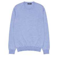 J.Lindeberg Lyle Merino Crew Neck Sweater O509 Washed Denim