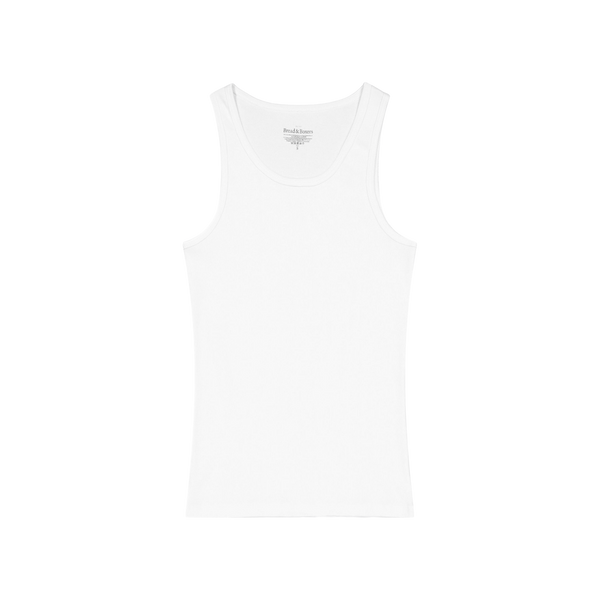 2-pack Tank Ribbed White