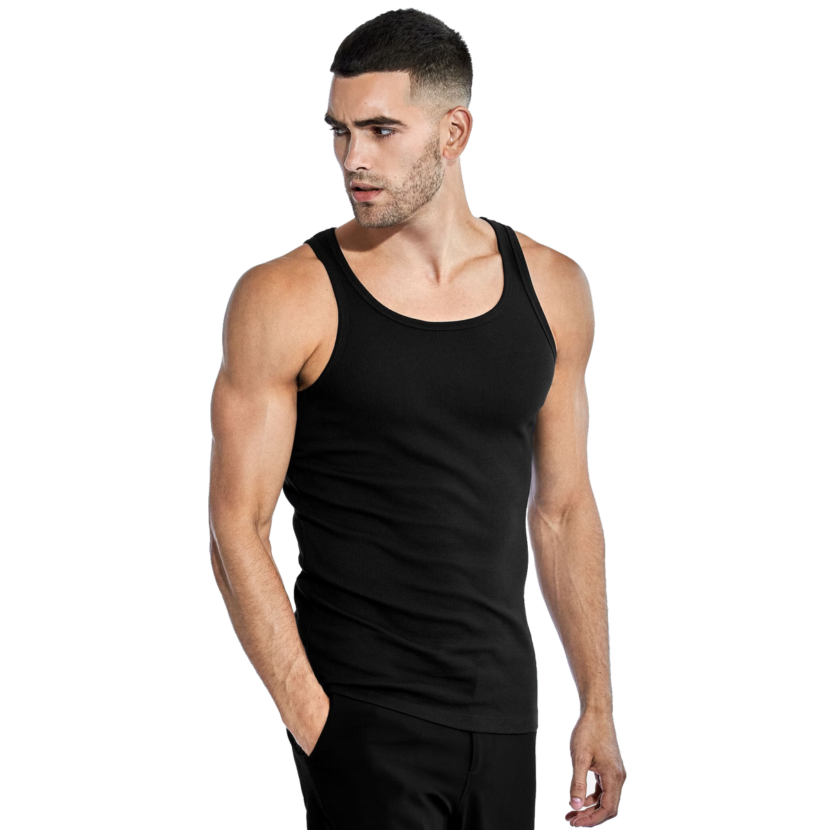 2-pack Tank Ribbed