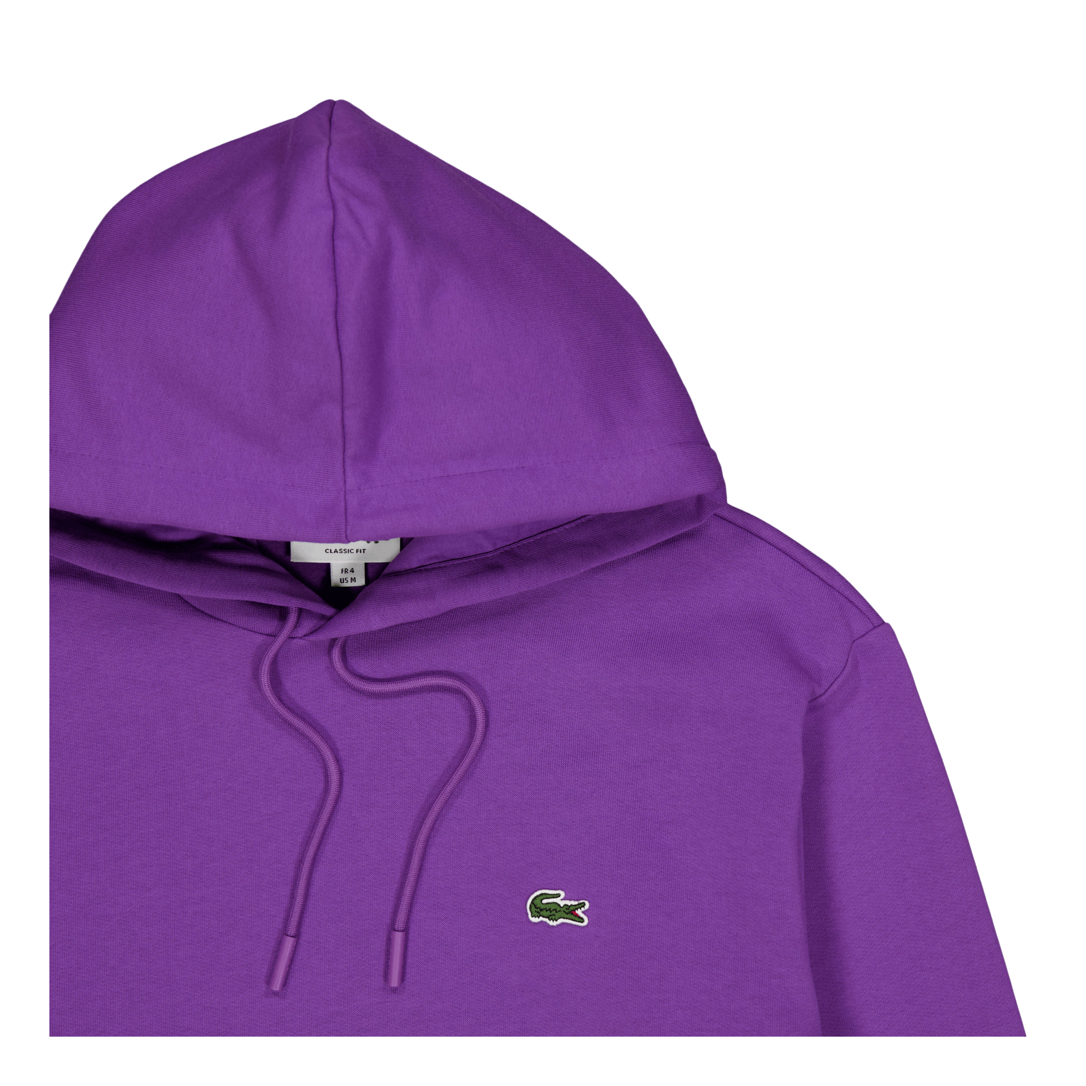 Purple lacoste store hoodie