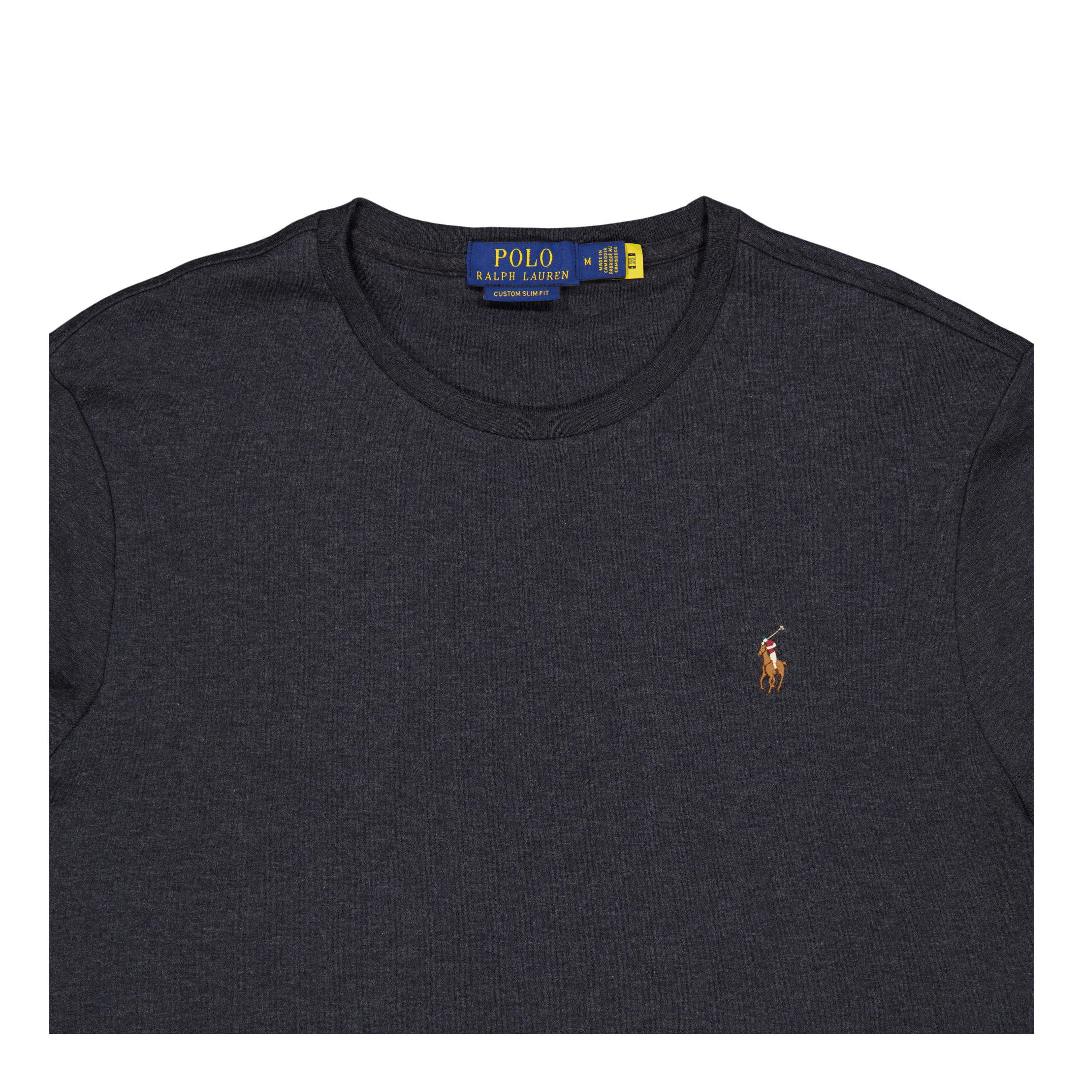 Polo Ralph Lauren Pima Polo ssl tsh Black Marl Heather