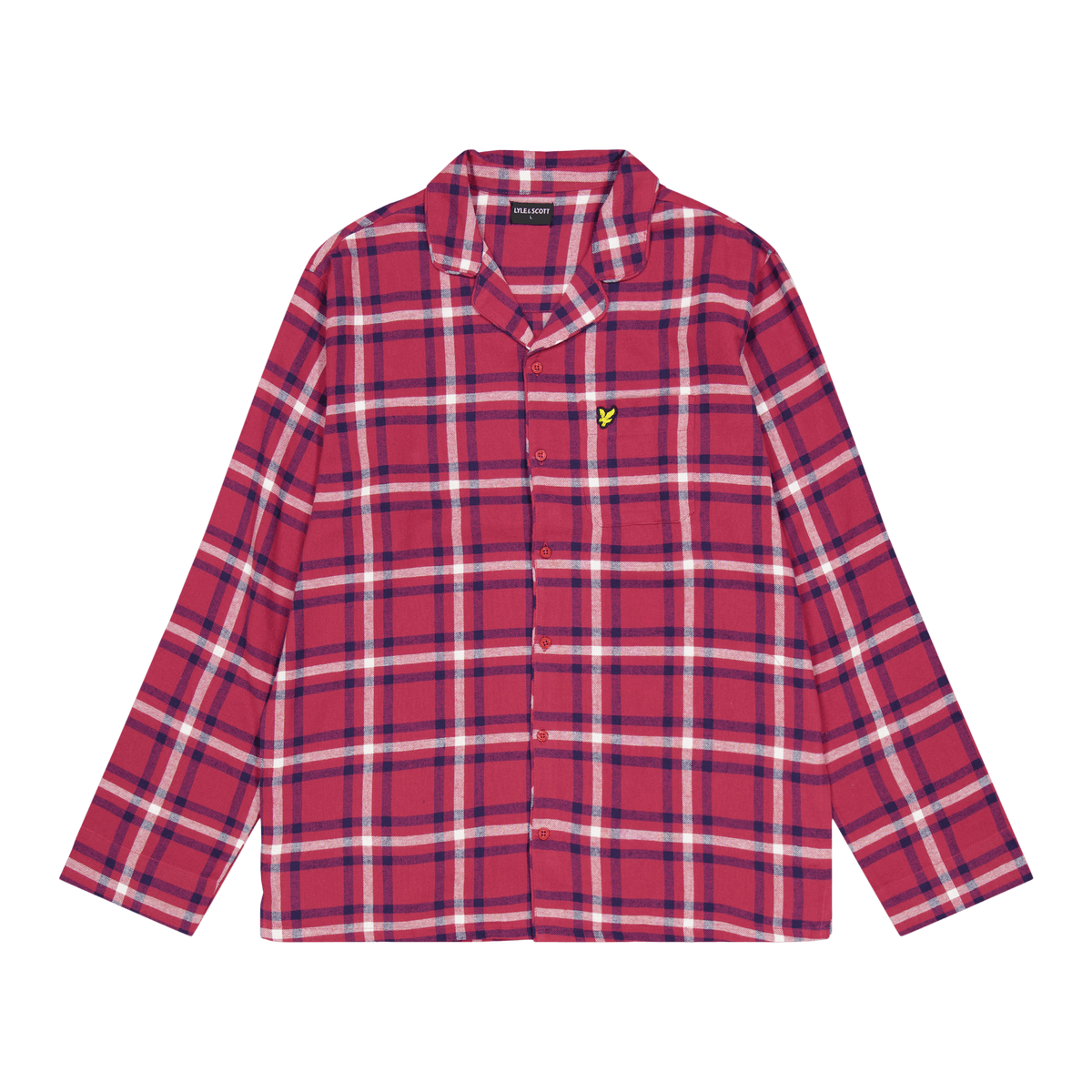 Julian Checked Flannelk Pyjama 9666 Rio Red