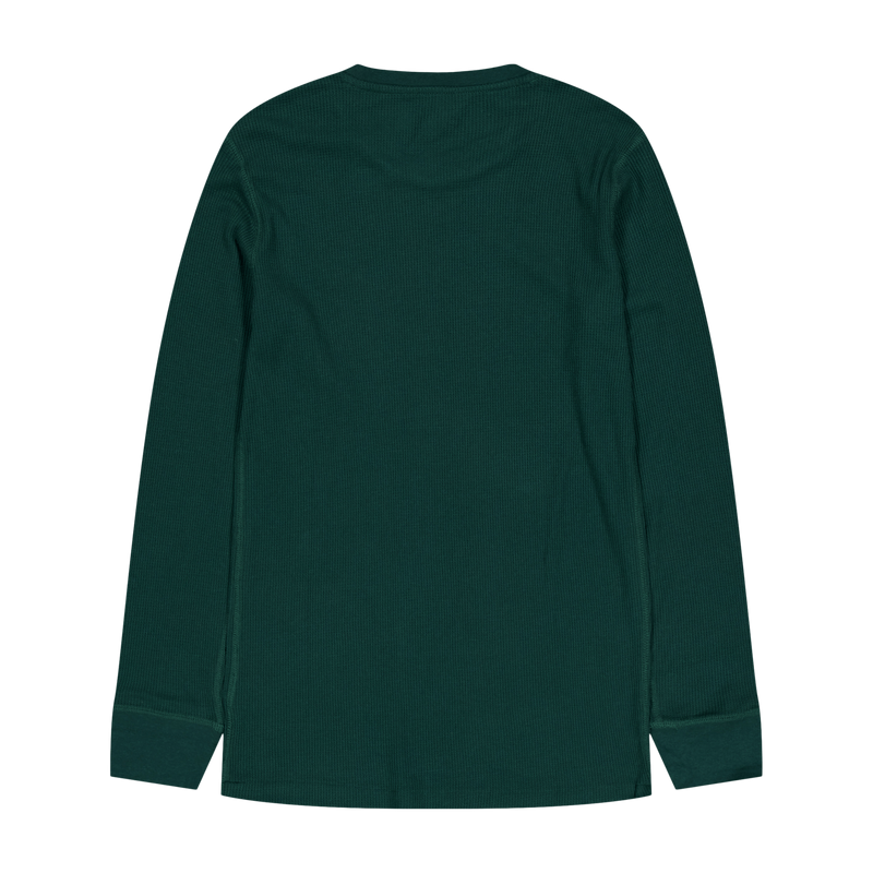 L/s Waffle Top 005 Moss Agate