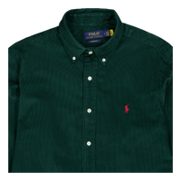 Corduroy L/s Shirt 016 Moss Agate