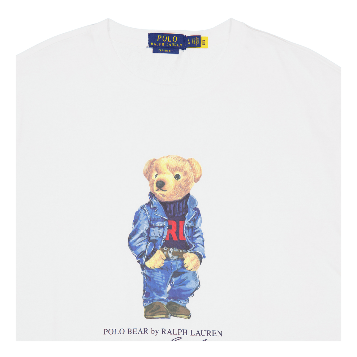 Polo Ralph Lauren Graphic T-shirt 011 Fa 22  Denim Bear