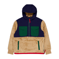 Polo Ralph Lauren Curly Hi-pile Pullover Hoodie 002 Camel Multi