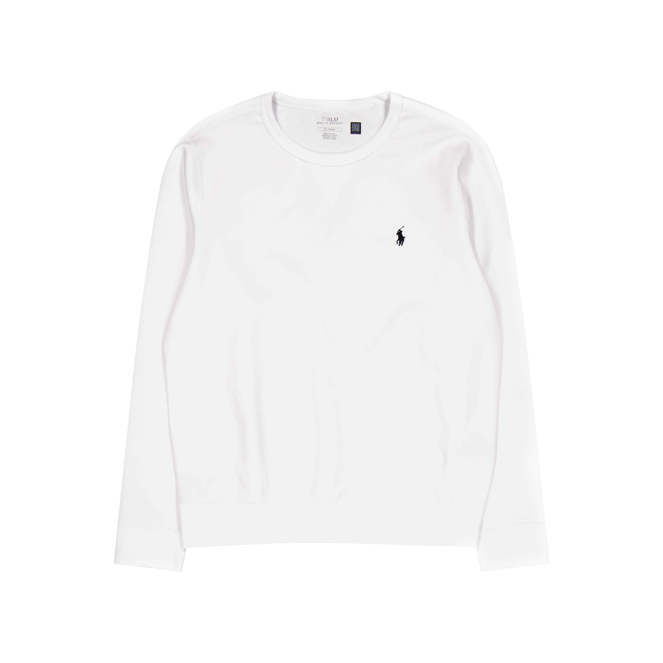 NWT Polo Ralph Lauren Mens Double Knit Box Logo offers White Crewneck Sweater