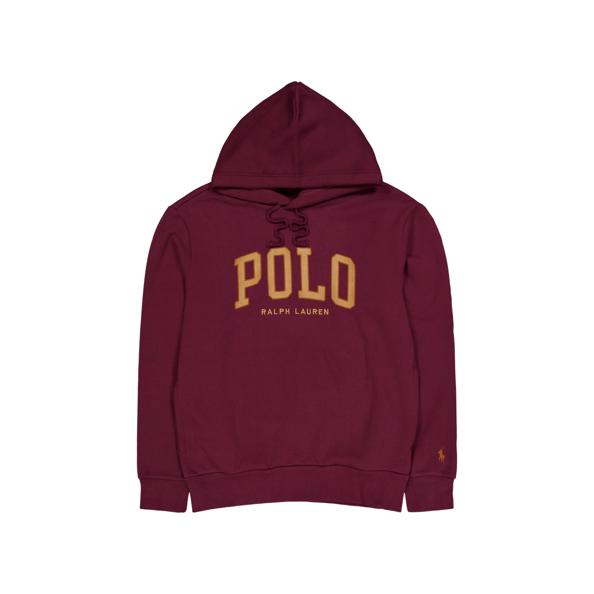 Polo Ralph Lauren Rl Fleece Polo Hoodie 002 Harvard Wine