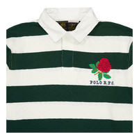 Polo Ralph Lauren Summer Antique Rugby Shirt 001 Moss Agate Multi