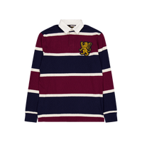 Polo Ralph Lauren Summer Antique Rugby Shirt 001 Classic Wine Multi