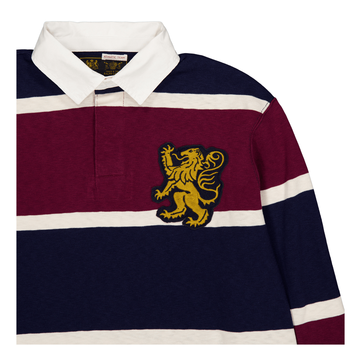 Polo Ralph Lauren Summer Antique Rugby Shirt 001 Classic Wine Multi