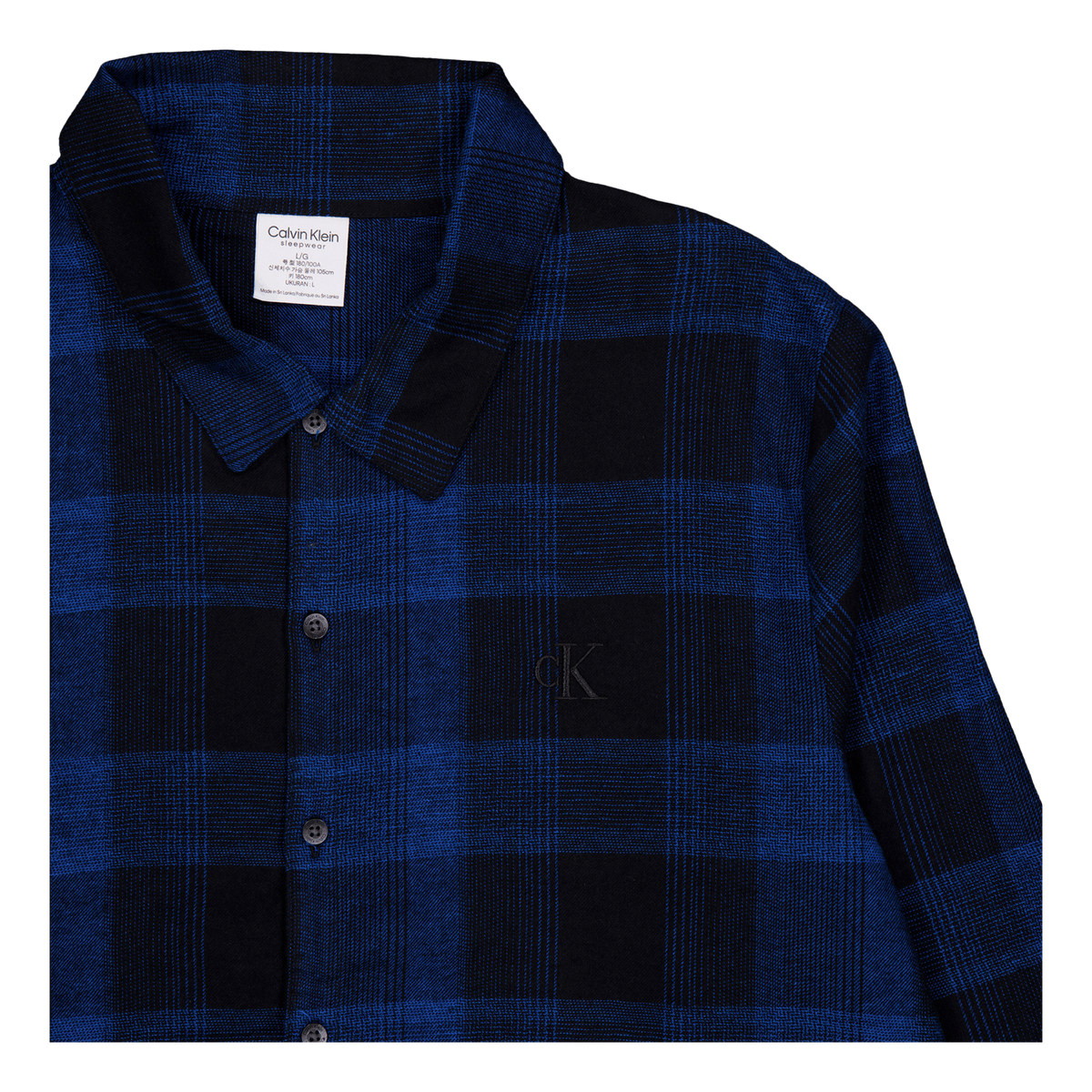 Pure Flannel L/s Button Down Black