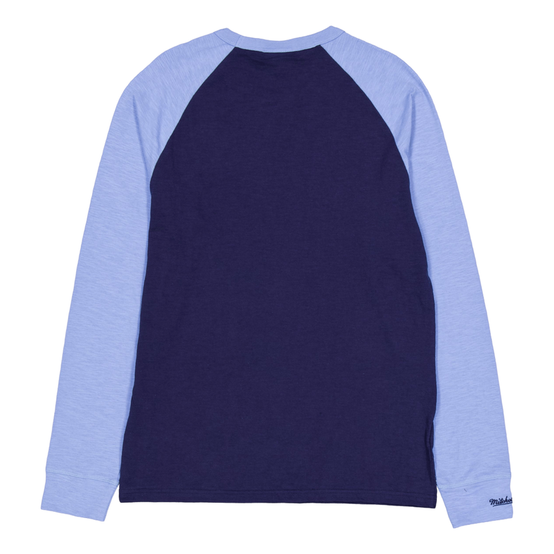 Unc Legendary Slub L/s Tee Navy/light Blue