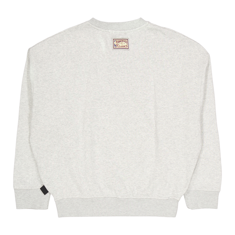 Celtics Womens Logo Lt Crew 3. Grey Heather